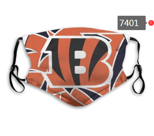 NFL 2020 Cincinnati Bengals #56 Dust mask with filter->nfl dust mask->Sports Accessory
